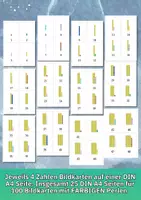 Vorschau - Arbeitsblätter - Montessori Zahlenkarten 1–100 mit Rechenperlen – Mengenverständnis & Schulvorbereitung - Seite 3