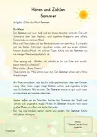 Vorschau - Spiele - Hören und Zählen Sommer - Konzentrationsförderung - Seite 1