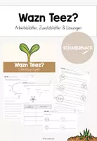 Vorschau - Unterrichtsreihen - WaznTeez? - Arbeitsblätter, Zusatzblätter & Lösungen - Deckblatt