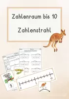 Vorschau - Arbeitsblätter - Zahlenstrahl Einführung - Deckblatt