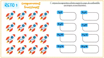 Vista previa - Juegos / Gamificación - FRACCIONES - RETOS PARA REPASAR - página 1