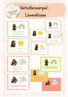 Vorschau - Poster - Verhaltensampel_Löwenklasse (inkl. Legende/Erklärung) - 2 Varianten - Deckblatt