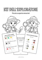anteprima - Materiale di supporto/inclusione - KIT DELL’ESPLORATORE - infanzia - Pagina di copertina