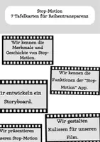 Vorschau - Arbeitsblätter - Materialpaket Stop Motion - Deckblatt