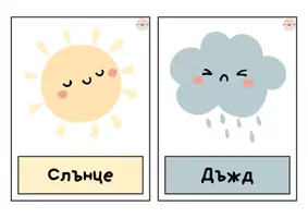 предварителен преглед - Флаш карти Прогноза на времето! - заглавна страница