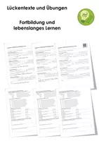 Vorschau - Arbeitsblätter - Fortbildung und lebenslanges Lernen - Deckblatt