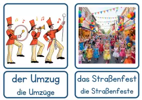 Vorschau - Arbeitsblätter - DaZ / DaF - Fasching / Karneval - Arbeitsblatt - Seite 3