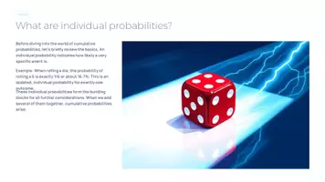 Vorschau - Präsentationen/Tafelbilder - Cumulative Probabilities & Decision Rules – Presentation for Upper Secondary Mathematics (CLIL) - Seite 3