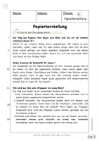 Vorschau - Arbeitsblätter - Papierherstellung: Leseverstehen trainieren (differenziert) - Seite 3