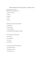 Vorschau - Arbeitsblätter - Arbeitsblatt zu "Romeo and Juliet" by William Shakespeare - Seite 1