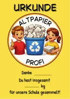 Vorschau - Anderer Materialtyp - Altpapier-Urkunde (Auszeichnung für das Sammeln) - Seite 3