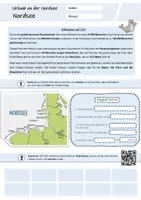 Vorschau - Arbeitsblätter - Urlaub an der Nordsee/ Tourismus an der Nordseeküste (Arbeitsblätter & Präsentation) - Seite 1