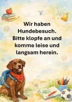Vorschau - Poster - Schulhundregeln Kartei Plakat Aushang und Türhänger - Seite 2