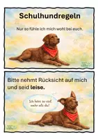Vorschau - Poster - Schulhundregeln Kartei Plakat Aushang und Türhänger - Seite 3