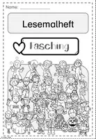 Vorschau - Arbeitsblätter - Lesemalheft: Karneval - Fasching, ideal für die Lesezeit - Seite 3