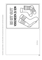Vorschau - Mal- und Bastelvorlagen - Rock deine Socken - Karten basteln, Zum Welt-Down-Syndrom-Tag - Seite 3