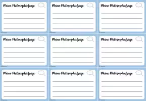 Vorschau - Arbeitsblätter - Philosophieren mit Kindern - Meine Philosophierfrage - Seite 2