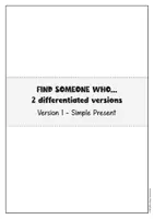 Vorschau - Arbeitsblätter - Carnival – Find someone who | Kommunikationsspiel Englisch - Seite 1