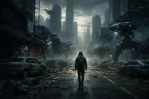 Vorschau - Arbeitsblätter - Einführung zu Utopia Dystopia anhand zweier fiktiver Texte - Deckblatt