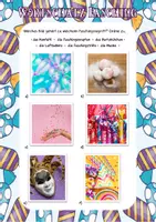 Vorschau - Unterrichtsreihen - Alles über Fasching – Grammatik Wortschatz Leseverständnis DaF/DaZ - Seite 1