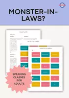 Vista previa - Juegos / Gamificación - Speaking activity for adults: Monsters in Law? - Portada