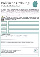 Vorschau - Arbeitsblätter - Politische Ordnung- Wer hat die Macht im Staat? - Seite 3