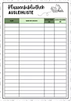 Vorschau - Anderer Materialtyp - Organisation Klassenbibliothek grün - Seite 1