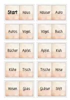 Vorschau - Spiele - Nomen Domino - Einzahl & Mehrzahl - Seite 1