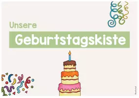 Vorschau - Poster - Geburtstagskiste - Aufkleber - Seite 2