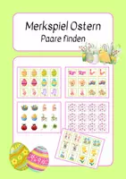 Vorschau - Spiele - Merkspiel / Legespiel / Paare finden Ostern - Deckblatt