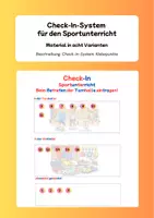 Vorschau - Poster - Check-In-System Sportunterricht - Deckblatt