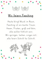 Vorschau - Arbeitsblätter - Faschingsgedichte (3-fach differenziert) - Seite 2