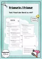 Vorschau - Arbeitsblätter - Materialpaket Berufe Tests - Seite 1