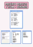 Vista previa - Unidades / Secuencias / Situaciones de Aprendizaje - Pretérito perfecto y estar + gerundio Gramática Nivel A2–B1 - página 1