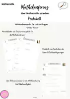 Vorschau - Arbeitsblätter - Materialpaket - Mathekonferenz - Seite 1