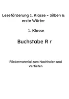 Vorschau - Arbeitsblätter - Leseförderung 1. Klasse – Buchstabe R; r - Seite 1