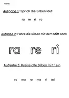 Vorschau - Arbeitsblätter - Leseförderung 1. Klasse – Buchstabe R; r - Seite 2