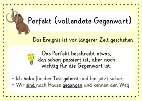 Vorschau - Poster - Merkplakate - Zeitformen | 2 verschiedene Varianten | Poster + Merkplakat | Perfekt, Präteritum, Plusquamperfekt, Präsens, Futur - Seite 3