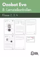 Vorschau - Stundenentwürfe - Ozobot Evo Einheit 8 Lernzielkontrollen Pultperle - Deckblatt
