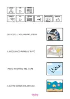 anteprima - Esercizi - LEGGI E UNISCI: Frasi Minime-Immagini (Istruzioni in CAA) - Pagina 2