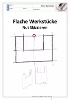 Vorschau - Arbeitsblätter - TZ - Flache Werkstücke - Nut skizzieren - Deckblatt