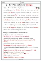 Vorschau - Arbeitsblätter - Die 4 Fälle des Nomens - Übungsblatt - Seite 3