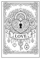 Vorschau - Mal- und Bastelvorlagen - Valentinstags-Mandalas – 10 Ausmalbilder für Freiarbeit & Entspannung | Klasse 1–7 - Seite 3