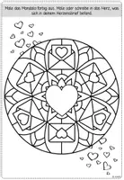 Vorschau - Mal- und Bastelvorlagen - Fantasiereisen / Traumreisen mit Mandalas: Valentinstag - Seite 2