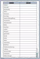 Vorschau - Arbeitsblätter - Wörterliste sickness & emergencies - FREEBIE! - Seite 2