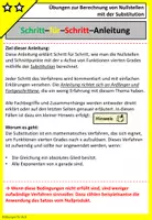 Vorschau - Arbeitsblätter - Nullstellen berechnen | Substitution einfach erklärt - Seite 2