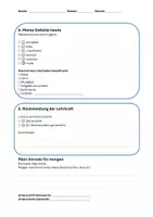 Vorschau - Arbeitsblätter - Täglicher Rückmeldebogen zum Verhalten - Seite 3