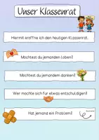 Vorschau - Anderer Materialtyp - Ablaufhilfe Klassenrat - Seite 1