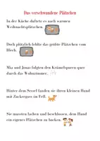 Vorschau - Anderer Materialtyp - Laufdiktat Thema Weihnachten (3 Geschichten) - Seite 1