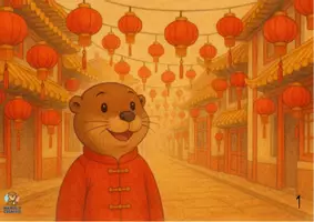 Aperçu - Affichage - KAMISHIBAI - Otto part en Chine pour fêter le Nouvel An chinois. - Page 1